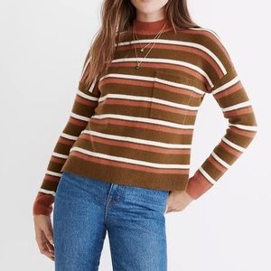 Madewell Redmond Mockneck Pocket Sweater - Size Small